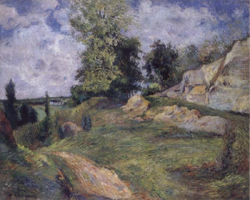 Paul Gauguin The Quarries of Le Chou near Pontoise